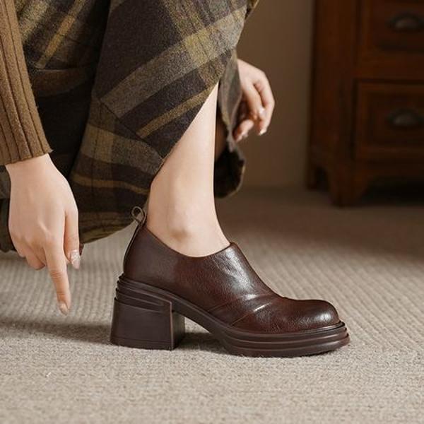 Handcrafted Genuine Leather Women's Shoes: Luxurious Elegance & Quality(Edsl3101)