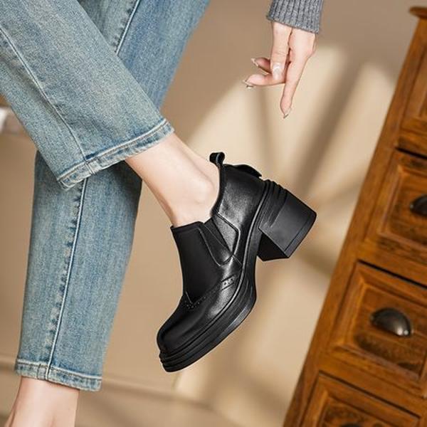 Handcrafted Leather Women's Shoes: Elegant Luxury, Exquisite Craftsmanship(Edsl3113)