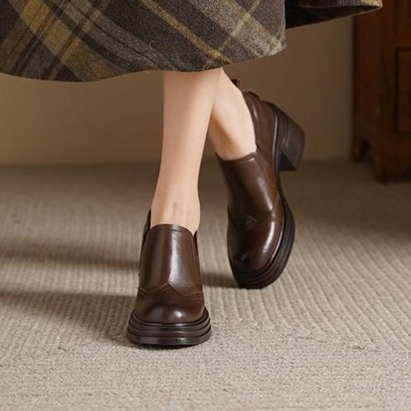 Handcrafted Leather Women's Shoes: Elegant Luxury, Exquisite Craftsmanship(Edsl3113)