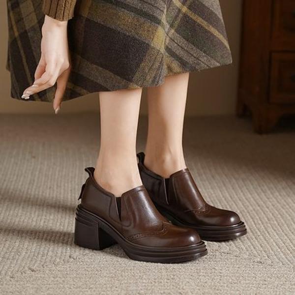 Handcrafted Leather Women's Shoes: Elegant Luxury, Exquisite Craftsmanship(Edsl3113)