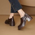 Handcrafted Genuine Leather Women's Shoes: Elegance Redefined(Edsl3099)