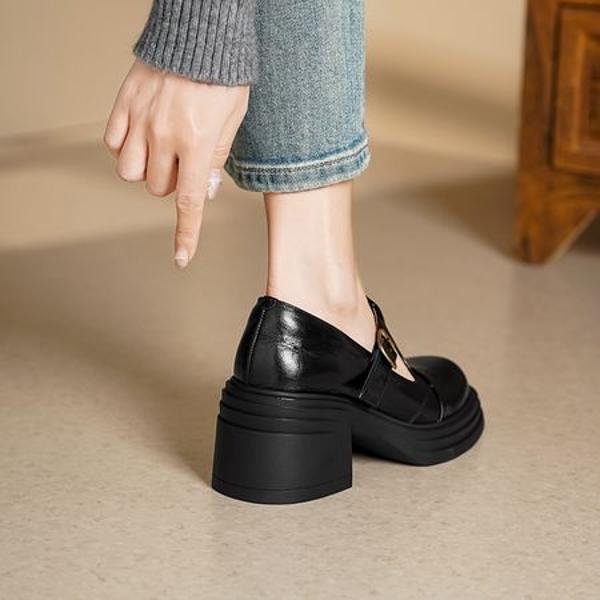 Elegant Handmade Leather Women’s Shoes of Superior Craftsmanship(Edsl3112)