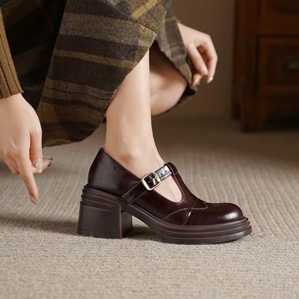 Elegant Handmade Leather Women’s Shoes of Superior Craftsmanship(Edsl3112)