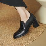 Handcrafted Luxury Leather Shoes for Elegant Women(Edsl3103)