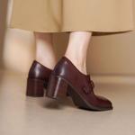 Handcrafted Leather Women's Shoes: Elegance Meets Luxury Quality(Edsl3115)