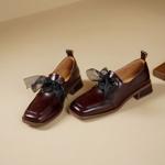 Exquisite Handmade Leather Women's Shoes: Elegant Luxury(Edsl3110)