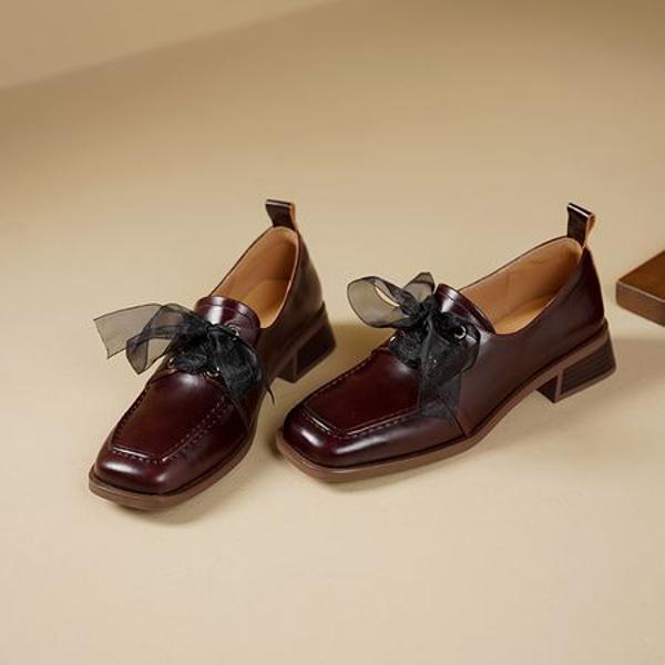 Exquisite Handmade Leather Women's Shoes: Elegant Luxury(Edsl3110)