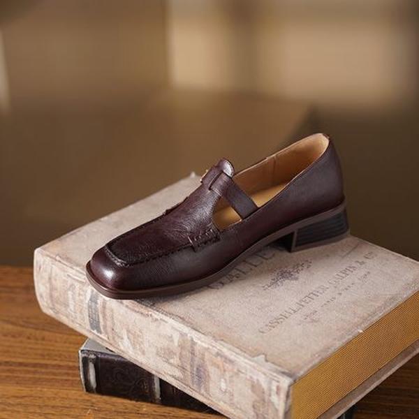 Exquisite Handmade Genuine Leather Women's Shoes: Luxury Craftsmanship & Timeless Elegance(Edsl3109)