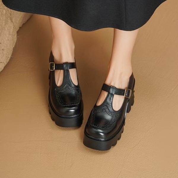 Handcrafted Luxury Leather Women's Shoes - Elegant Quality Design(Edsl3123)