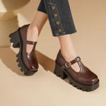 Handcrafted Luxury Leather Women's Shoes - Elegant Quality Design(Edsl3123)