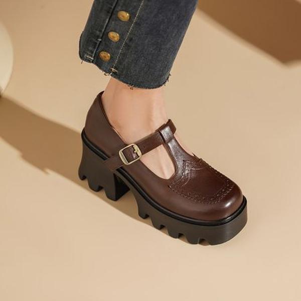 Handcrafted Luxury Leather Women's Shoes - Elegant Quality Design(Edsl3123)