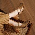 Exquisite Handmade Leather Women's Shoes: Luxury Craftsmanship and Timeless Elegance(Edsl3145)