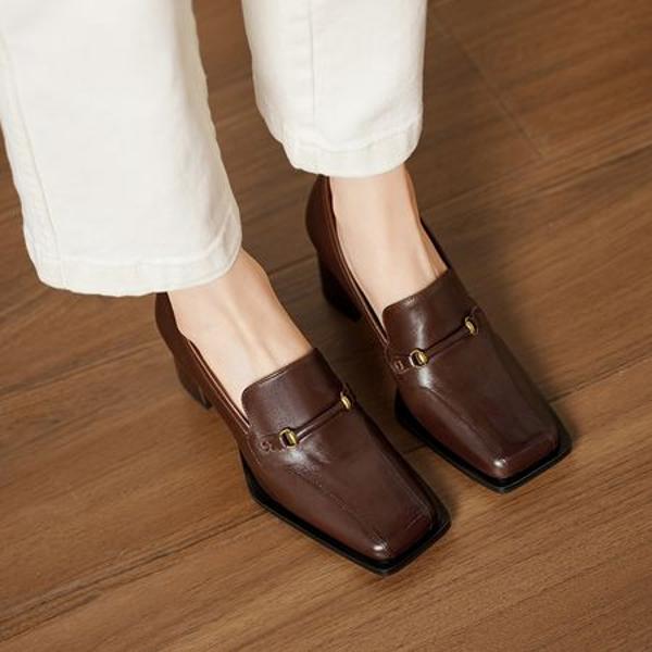 Elegant Handcrafted Genuine Leather Women's Shoes - Luxury Quality Craftsmanship(Edsl3143)