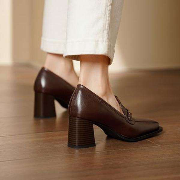 Elegant Handcrafted Genuine Leather Women's Shoes - Luxury Quality Craftsmanship(Edsl3143)