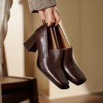 Handcrafted Genuine Leather Women's Shoes: Elegant, Luxurious, High-Quality Craftsmanship.(Edsl3139)