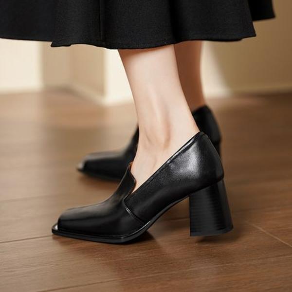Handcrafted Genuine Leather Women's Shoes: Elegant, Luxurious, High-Quality Craftsmanship.(Edsl3139)