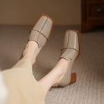 Handcrafted Luxury Leather Women's Shoes: Elegance in Every Stitch(Edsl3142)