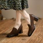 Handcrafted Genuine Leather Women's Shoes: Luxurious Elegance in Every Stitch(Edsl1月-62)