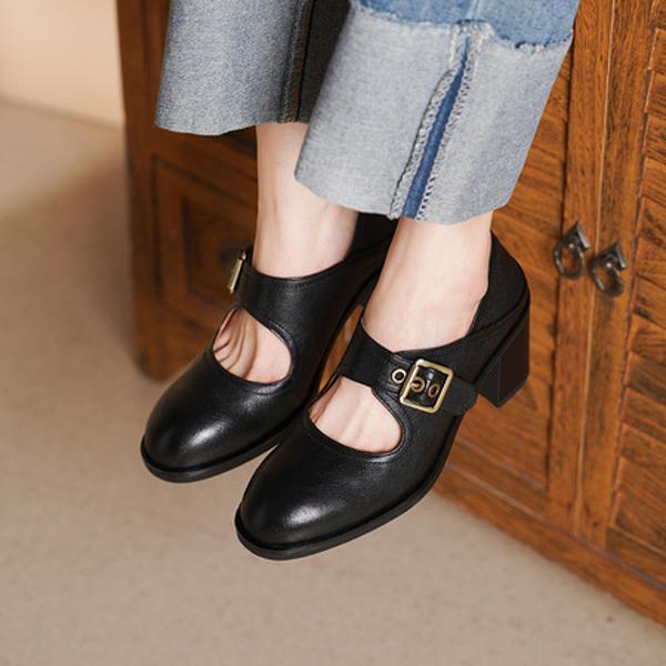 Handcrafted Genuine Leather Women's Shoes: Elegance Meets Exquisite Quality(Edsl3117)