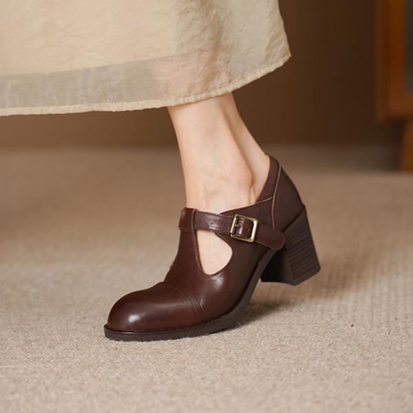 Handcrafted Leather Women's Shoes: Elegance, Luxury, and Superior Craftsmanship(Edsl3119)
