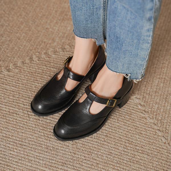 Handcrafted Luxury Leather Women’s Shoes - Elegant Artistry(Edsl3120)