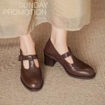 Handcrafted Luxury Leather Women’s Shoes - Elegant Artistry(Edsl3120)