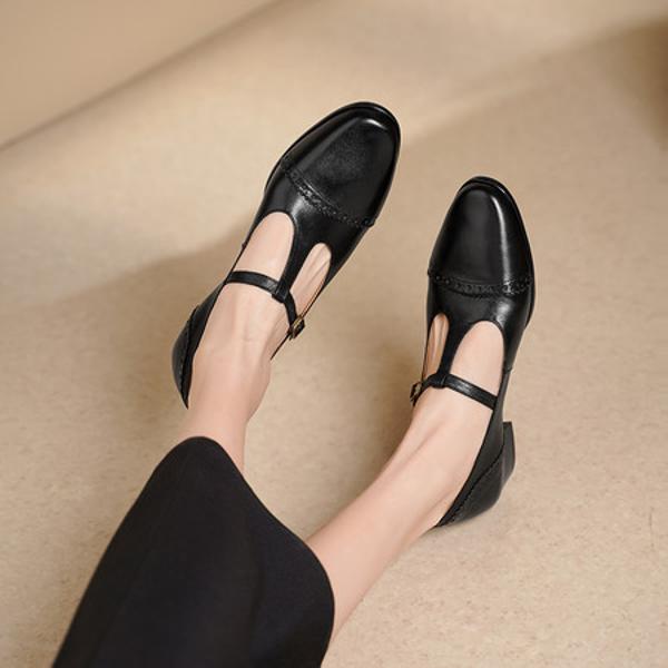 Handcrafted Luxury Leather Women's Shoes, Exquisite Elegance(Edsl3133)