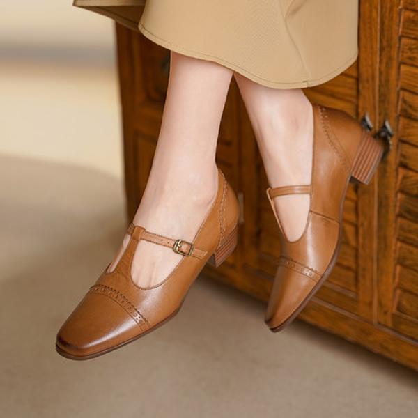 Handcrafted Luxury Leather Women's Shoes, Exquisite Elegance(Edsl3133)