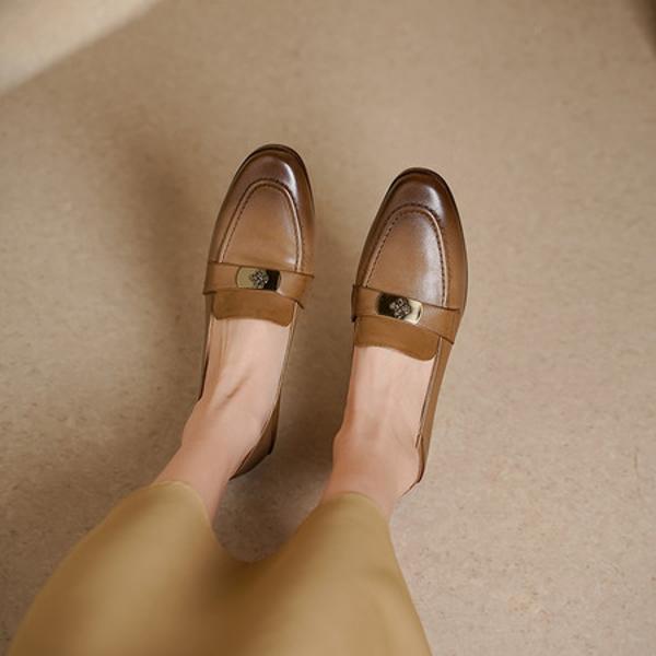 Crafted Elegance: Handcrafted Genuine Leather Women's Shoes(Edsl3131)