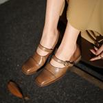 Elegant Handcrafted Leather Women's Shoes: Luxury Craftsmanship Meets Quality Design(Edsl3156)
