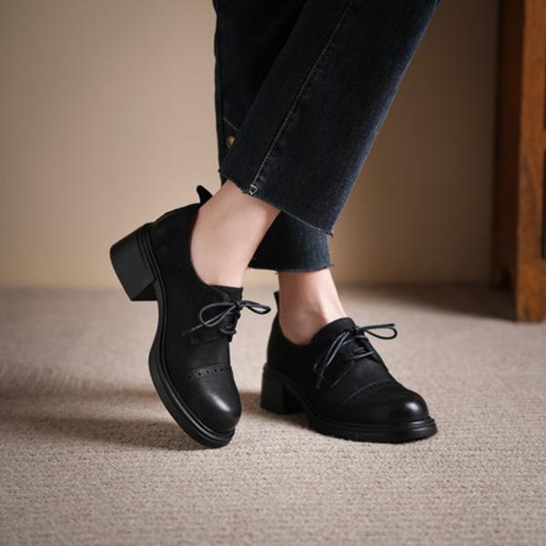 Handcrafted High-End Genuine Leather Women's Shoes(Edsl3172)