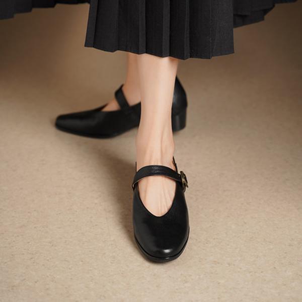 Exquisite Handcrafted Genuine Leather Women's Shoes - Luxury Elegance(Edsl3148)