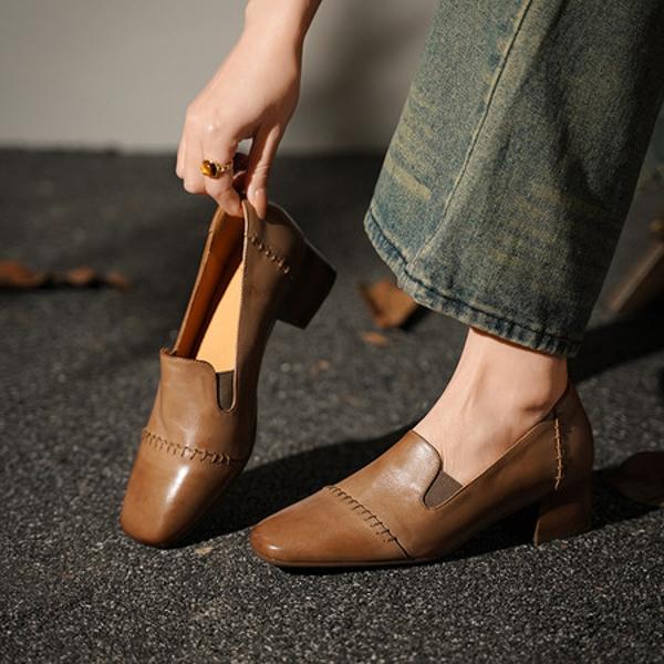 Exquisite Handmade Leather Shoes: Luxury Craftsmanship for Elegance(Edsl3146)