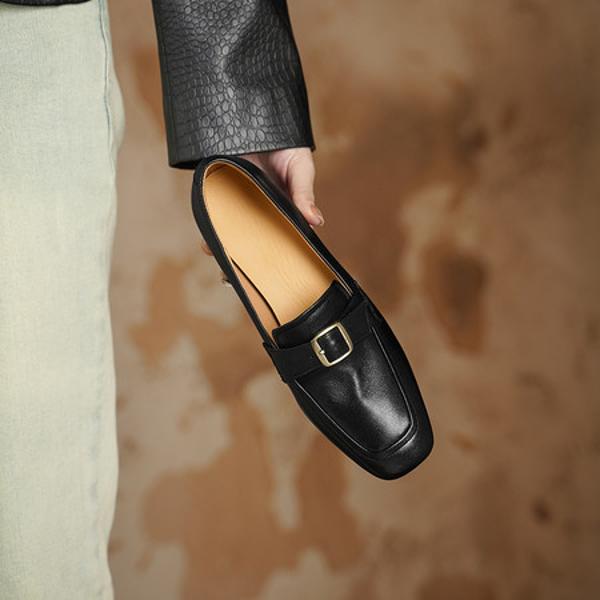 Luxury Handcrafted Genuine Leather Women's Shoes for Elegant Style(Edsl3149)