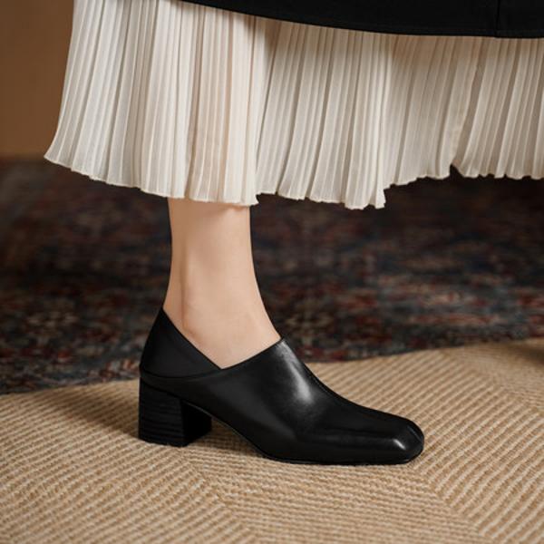 Luxurious Handmade Leather Women's Shoes(Edsl3160)