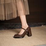 Exquisite Handcrafted Leather Women's Shoes: A Luxurious Elegance(Edsl3166)