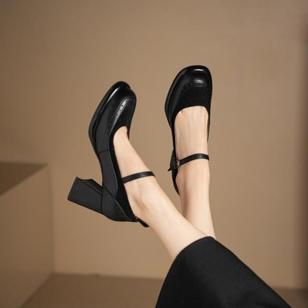 Exquisite Handcrafted Leather Women's Shoes: A Luxurious Elegance(Edsl3166)