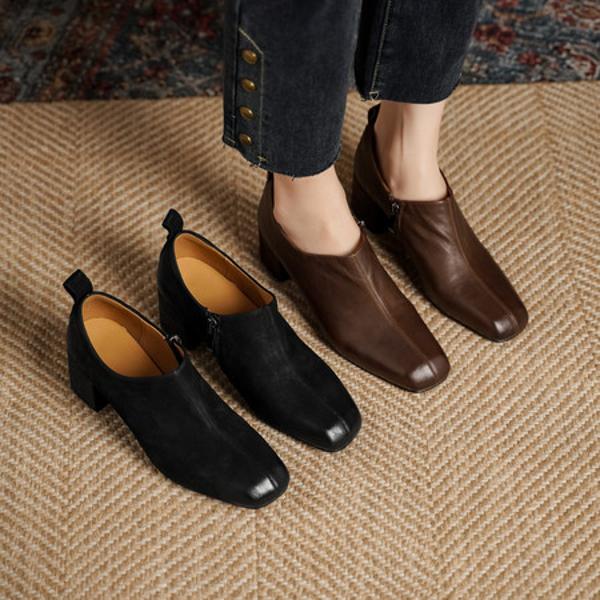 Handcrafted Luxury Leather Women's Shoes: Elegant Craftsmanship & Quality(Edsl3161)