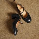 Elegant Artisan Leather Women's Shoes - Luxury Craftsmanship(Edsl3177)