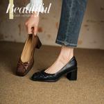 Handcrafted Leather Women's Shoes: Elegance in Every Stitch(Edsl3176)
