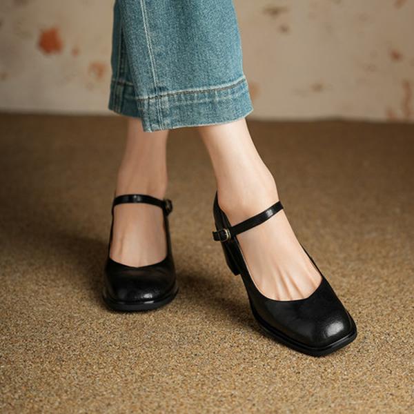 Exquisite Handmade Leather Women's Shoes: Luxury Craftsmanship(Edsl3175)