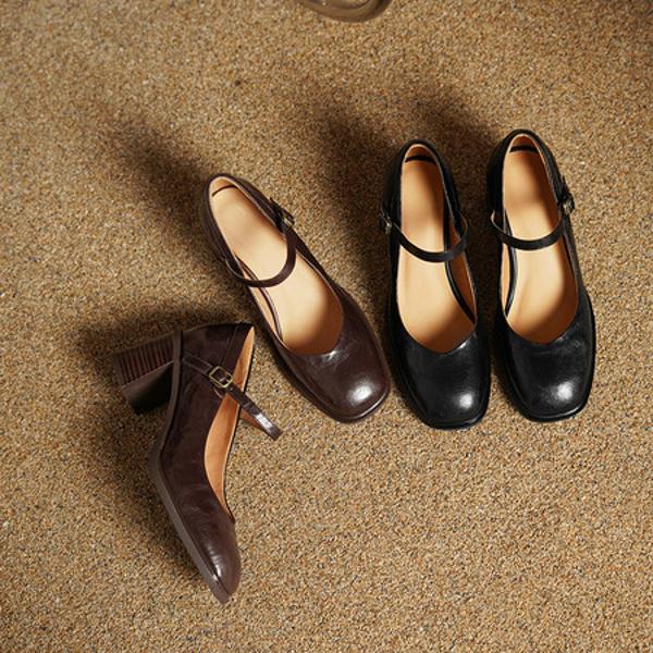 Exquisite Handmade Leather Women's Shoes: Luxury Craftsmanship(Edsl3175)