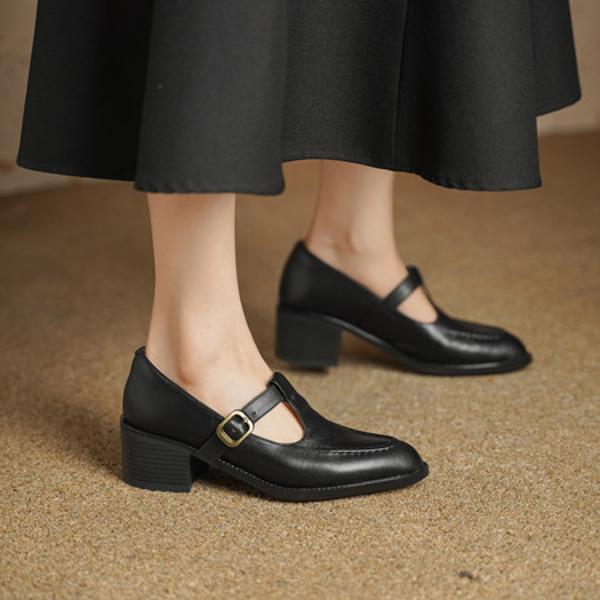 Artisan-Crafted Luxury Leather Women's Shoes(Edsl2817)