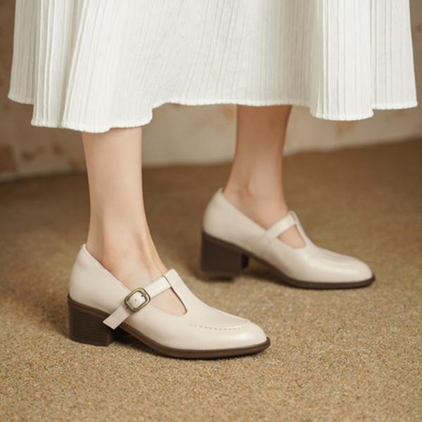 Artisan-Crafted Luxury Leather Women's Shoes(Edsl2817)