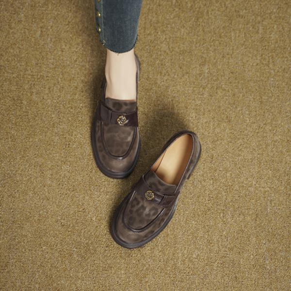 Handcrafted Luxury Leather Women's Shoes of Elegance(Edsl8月-71)