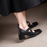 Handcrafted Luxury Leather Women's Shoes for Elegant Style(Edsl3180)