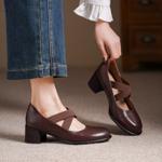 Handcrafted Luxury Leather Women's Shoes for Elegant Style(Edsl3180)