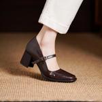 Elegant Handcrafted Leather Women’s Shoes - Luxurious Quality and Exquisite Craftsmanship(Edsl3187)