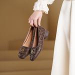 Handcrafted Luxury Leather Women's Shoes - Elegance Redefined(Edsl8月-69)
