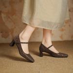 Exquisite Handmade Leather Women’s Shoes: Luxury & Elegance(Edsl9月-00)
